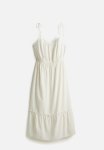 Tie-strap Midi Dress - White