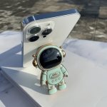 Trendy Astronaut Phone Case Stand With Cartoon Space Man Desktop Folding Telescopic Ring Desktop Stand