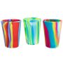 Silicone Tumblers Set Of 3 - 350ML Unbreakable Silicone Cups