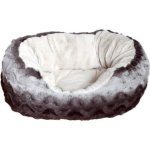 Plush Rosewood Snuggle Oval Dog Bed - Medium Waggs Online Pet Shop
