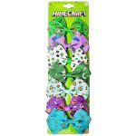 Luv Her Minecraft Kids Hair Bows - 7 Pcs 4 Inch Bundle - Hair Accessories Gift Set - Hair Bows For Kids - Multicolor