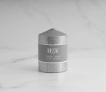 Pillar Candle 2ASS Silver 10CM