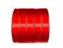 Bead Cool - Satin Ribbon - 15MM Width - Red Golden Line Edge - 110M