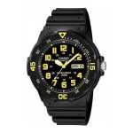Casio Black And Yellow Youth Resin Unisex Watch MRW-200H-9BVDF