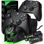 Charging Station For Xbox One Controller Dual Charging Dock With 2 X 5220MWH Rechargeable Battery Packs Compatible With Xbox Series S/x/xbox One X/one S/elite