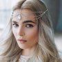 Water Drop Forehead Chain Rhinestone Hair Chain Crystal Glitter Headdress For Women Elegant Metal Hair Accessories Wedding