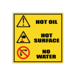 Surface Hot Oil Sign