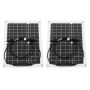 Flexible Solar Panel Kit 30W Monocrystalline For Camping Car