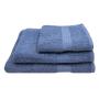 Eqyptian Collection Towel -440GSM- 1 Handtowel 1 Bathtowel 1 Bathsheet -denim