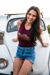 Claret And Gold Racerback Swing Vest - S