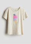 Top - Light Beige Ice Cream Cone