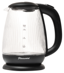 Pineware 1.7L Ribbed Glass Kettle PRGK360