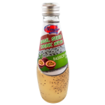 Basil Seeds Passion Fruit Flavor Juice Sabja Seeds Krishna Kamal Phool Juice 290ML - Refreshing Tropical Drink For Cooling Refre