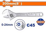 8" Adjustable Wrench 200MM WAW1108