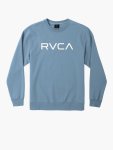 RVCA Boys Big Sweatshirt In Vintage Blue - Vintage Blue 16