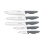 Casa - Palermo 6PC Knife Set 4 Knives Food Shears & Block - Stainless Steel