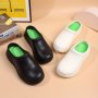 Women's Platform Chef Shoes Waterproof Oil Resistant Slip On Work Shoes Comfortable Non Slip Shoes