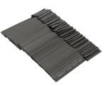 127PCS Black Weatherproof Heat Shrink Sleeving Tubing Assortment Kit