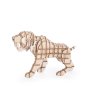 Kikkerland 3D Wooden Sabre Tooth Tiger Puzzle