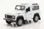 Welly Nex 1:24 Land Rover Defender White