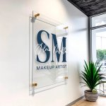 Clear Acrylic Sign