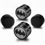 2 Pack Batman Plain Magnetic Non-piercing Pure Steel Studs Earrings