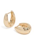 Goldair Gold Simple Huggie Earrings