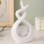 1pc Modern Platinum Saint Fire Foyer Home Desktop Decoration Ornaments Home Decor Modern Abstract Art Ceramic Statue For Table Decorations For Dining Room Decoration
