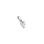 F ~ Alphabet Charm In Silver