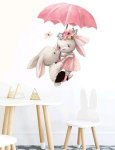 Bunny Wall Sticker Moon And Stars