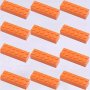 12PCS/SET Building Block 2X6 Thick Wall Bricks Character Christmas Architectural Scenery Compatible Diy Diy Scenes Toys