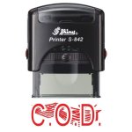 Shiny S-842 Stock Stamp 38X14MM Cod
