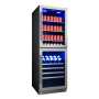 Snomaster - 206L + 75 Bottle Upright Double Door Beverage/wine Cooler