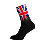 UK Flag Socks - Large Black
