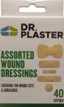 Dr Plaster Wound Dressing Assorted Washproof Plasters 40’S