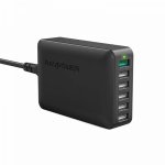 Ravpower 6 Port 60W 1XQC3.0|5XUSB Desktop With Ismart Charger Black