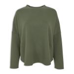 Olive Green Oversized Track Top