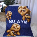 Personalised Fleece Blanket Chewbacca