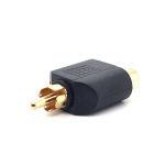Cyberdyne CZK-142 Rca Male To 2RCA Female Adaptor