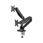 Double Monitor Mount With Gas Spring For Monitors 17 And 32