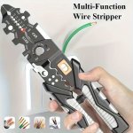 25-IN-1 Industrial Grade Wire Stripper - Multifunctional Electrician's Cable Peeler Cutter & Puller Tool Wire Stripping Tool Wir