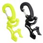 Yizerel 2 Packs Scuba Hose Clip Scuba Diving Hose Holder Clip Double Bcd Dive Hose Holder With Snap Hook Buckle For Snorkeling Scuba Diving Accessori