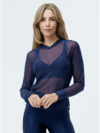 Celeste Tule Hoodie - Navy - Large