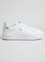 Calvin Klein Flatform Sneaker White Silver - UK8 / White