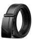 Men's Belt 120CM Luxury Belt Black Men's Automatic Buckle Jeans Suit Belt