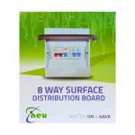Ineu Surface Distribution Board 8 Way