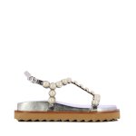 Pearly Sandals -silver