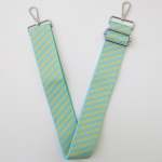 Shatter Tote Bag Straps Silver Metal - Bright Blue