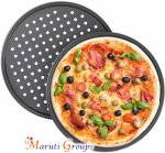 Large Pizza Baking Tray - 35.8CM - 1PC Carbon Steel Cake Mould 1