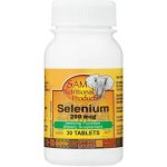 Selenium 200MCG Tabs 30 Sam
